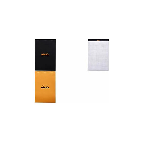 RHODIA Bloc agrafé No. 19, format A4+, uni, orange ()