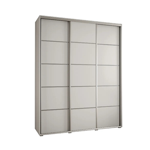 Abiks Meble Armoire DAVOS 4 À Portes Coulissantes 235,2/190/60 3 Portes