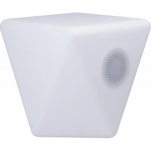 Color Block Enceinte Lumineuse Bluetooth 4.1 IPX4 ColorLight Modèle Rock Blanc