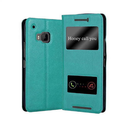 Cadorabo Coque HTC ONE M9 Etui en Turquoise