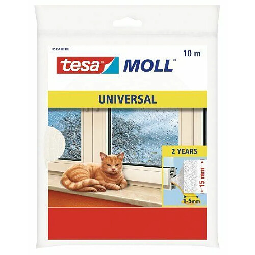 Tesa® Calfeutrer 05454-00100-00 Bourrelet mousse economy 10 m x 15 x 6 mm