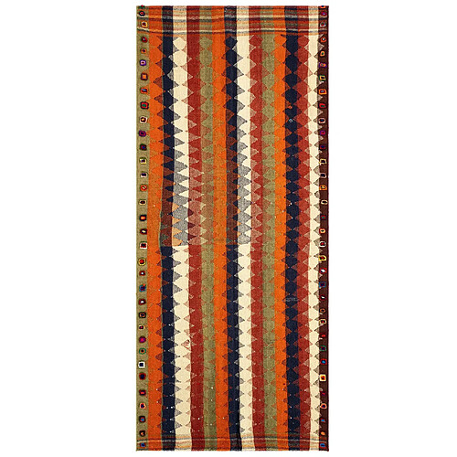 Vidal Tapis de laine 265x117 beige Jajim