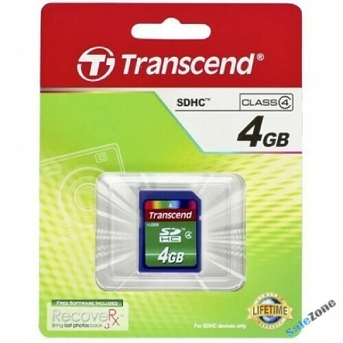 Transcend Secure Digital SDHC Card 4 GB