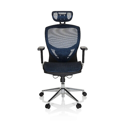 Siège de bureau / Fauteuil de direction VENUS ONE, tissu maille bleu hjh OFFICE