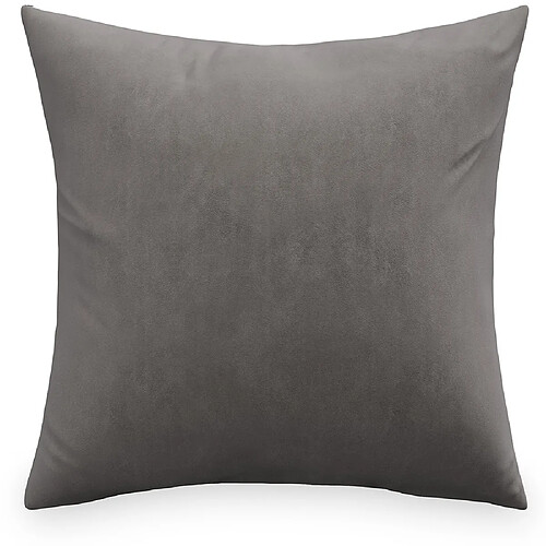 ICONIK INTERIOR Coussin en velours - Housse et rembourrage - Mesmal Gris