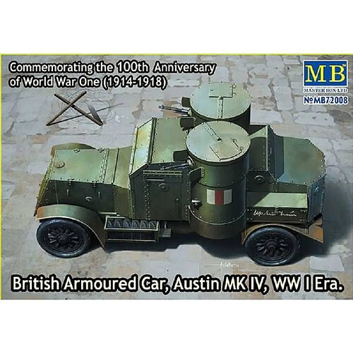 Master Box Maquette Véhicule British Armoured Car Austin Mk Iv Ww I Era