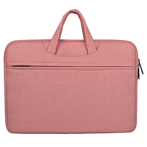 Wewoo Sacoche ordinateur 14.1 pouces rose pour 14 et ci-dessous Macbook, Samsung, Lenovo, Sony, DELL Alienware, CHUWI, ASUS, HP Sac à bandoulière portatif Zipper épaule respirant résistant à l'usure,