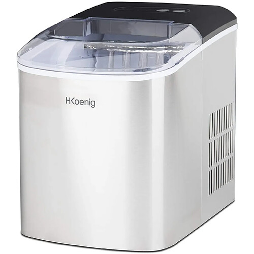 H.Koenig machines à glaçon de 2,1L 120W gris noir