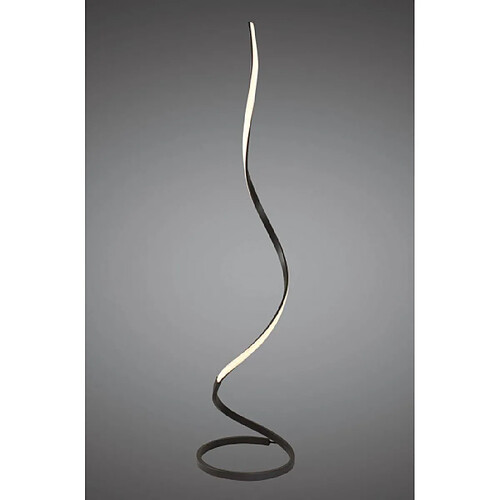 Luminaire Center Lampadaire Nur marron oxydé LED 2800K, 1800lm, Dimmable acrylique givré/marron oxydé