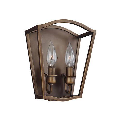 Elstead Lighting Applique murale Yarmouth Acier Laiton vieilli peint