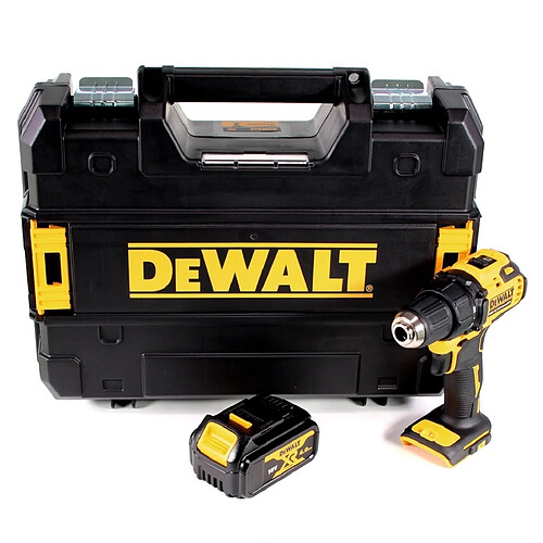 DeWalt DCD708NT Perceuse-visseuse sans fil 18V Li-Ion Brushless + 1x Batterie 4,0Ah + Coffret - sans chargeur