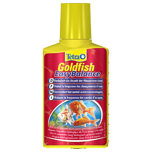 Traitement d'Eau Goldfish EasyBalance pour Aquarium de Poissons Rouges - Tetra - 100ml