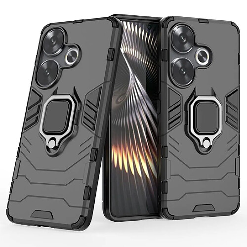 Htdmobiles Coque pour Xiaomi Redmi Turbo 3 5G et Poco F6 5G - housse etui rigide anti choc + film ecran - NOIR