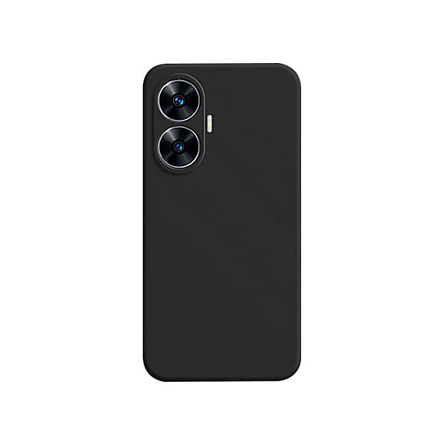 PHONECARE Coque Silicone Liquide pour Realme C55 - Noir