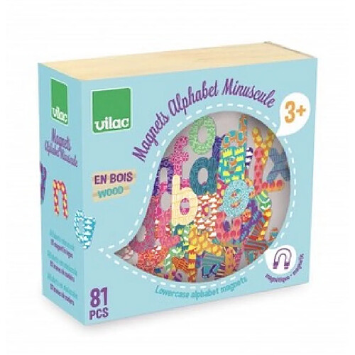 Vilac Magnets Alphabet minuscule 81 pcs