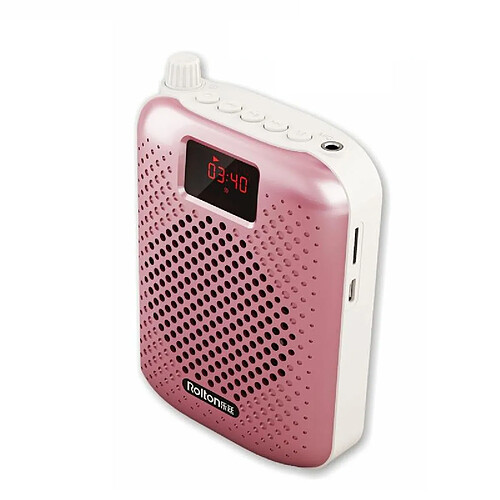 Yonis Microphone Bluetooth FM Enceinte Rose Gold