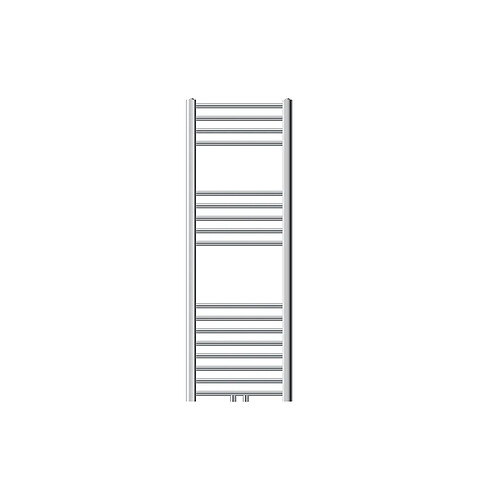 Ecd Germany Radiateur de salle de bains Sahara 400 x 1200 mm chromé droit avec raccord central