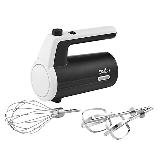 Batteur électrique rechargeable 7.4v noir et blanc - BMN550 - SIMEO