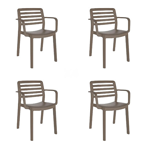 Set 4 Fauteuil Wind - RESOL