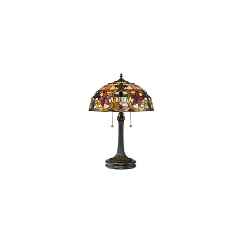 Elstead Lighting Lampe de table Kami Bronze d'époque