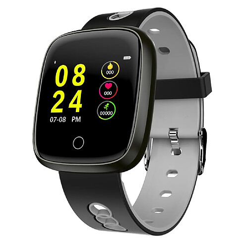 Wewoo DK03 1.0 pouces Bracelet intelligent à écran couleur TFT IP67 étanche, rappel d'appel de soutien / surveillance de la fréquence cardiaque / surveillance du sommeil / mode multisports (gris)