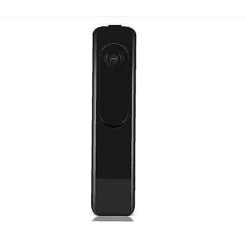 Chrono Mini caméra stylo USB 1080P enregistreur vidéo porte-carte de sécurité portable 64 Go adapté aux réunions de bureau à domicile Technologie d'imagerie de haute qualité(Noir)