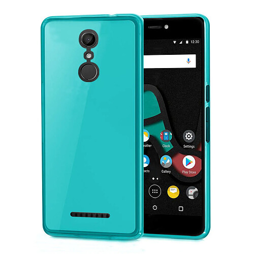 Wiko Upulse Lite 4G - Coque Protection arrière bleue smartphone UltimKaz pour Wiko U Pulse Lite 5.2 pouces - Accessoires pochette XEPTIO : Exceptional case !