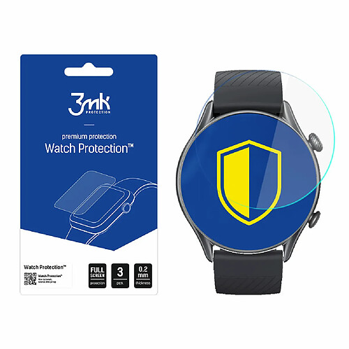 Max Protection Xiaomi Amazfit GTR 3 Pro - 3mk Watch Protection v. ARC+