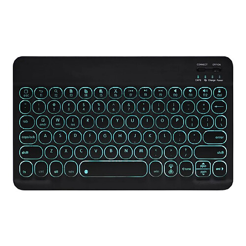 Universal Clavier sans fil Bluetooth rétroéclairé Jellycomb pour IOS Tablette Smartphone Batterie rechargeable intégrée | Clavier (Blu-ray)