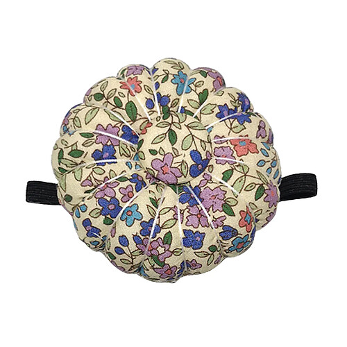 Coussin D'épingle De Poignet Aiguilles Magnétiques Pincushion Handcraft Tidy Organizer Bleu