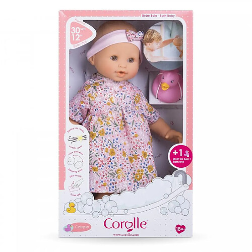 Corolle Bb bain calypso en robe + canard