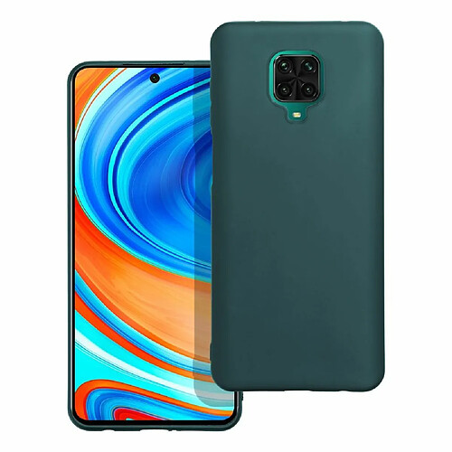 Coque en TPU mate pour XIAOMI Redmi NOTE 9 Pro vert foncé