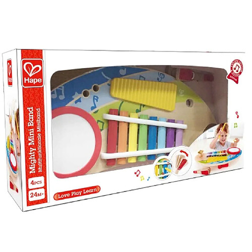 Hape Super mini groupe table multi-instruments Coloré