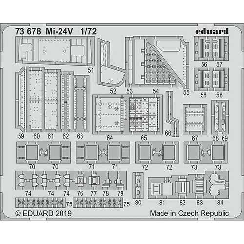 Mi-24V for Zvezda - 1:72e - Eduard Accessories