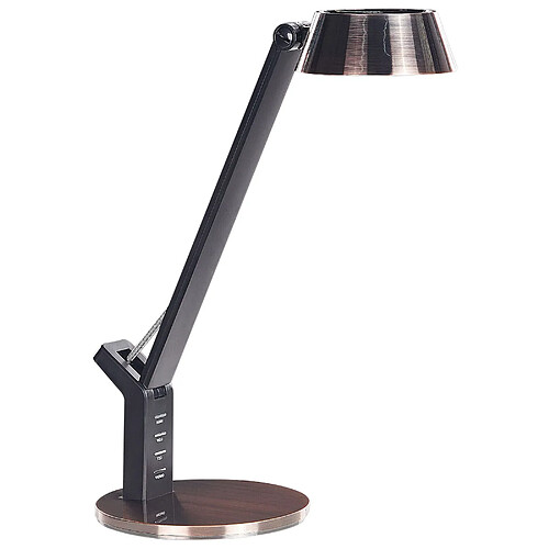 Beliani Lampe de bureau CHAMAELEON Cuivré