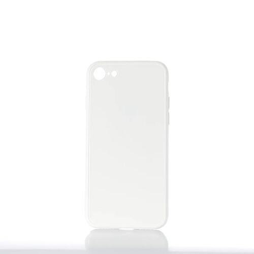 ***WE Coque de protection GLASS APPLE IPHONE 7/8/SE 2020 Blanc