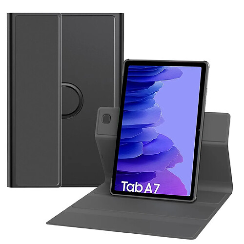 Etui en PU avec support rotatif à 360° noir pour votre Samsung Galaxy Tab A7 10.4 (2020)