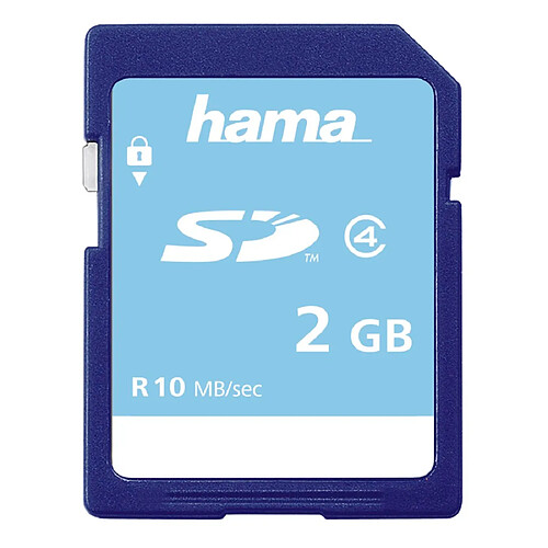 Hama Carte mémoire SD, classe 4, 2GB