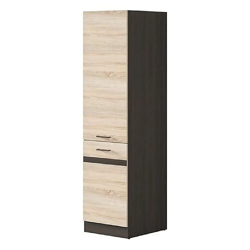 Cstore JUNONA Colonne de cuisine L 50 cm - Décor chene sonoma