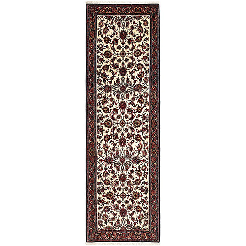 Vidal Tapis de couloir en laine 246x70 beige Bidjar