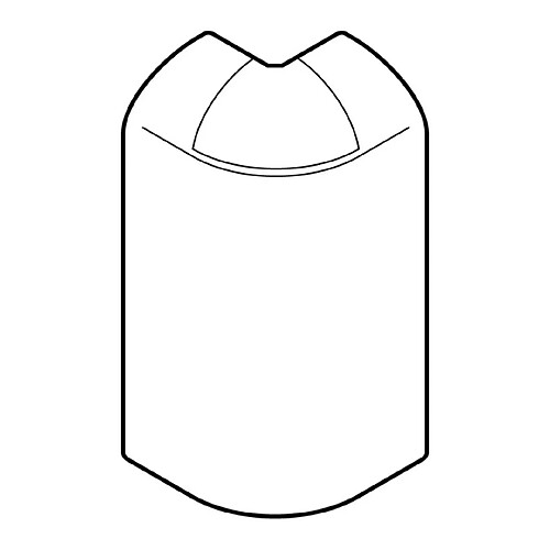 angle extérieur variable - keva p - 80 x 20 - planet wattohm 11743