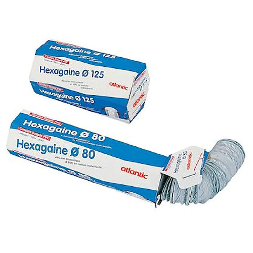 gaine pvc - souple - diamètre 80 mm - 18 mètres - atlantic 423360