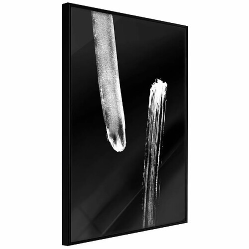 Paris Prix Affiche Murale Encadrée Braking Distance Black 40 x 60 cm Noir