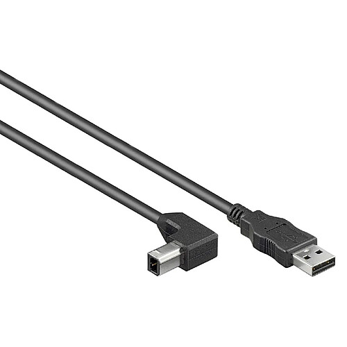 PremiumCord Câble USB 2.0 A B 0 5 m 90 ° F