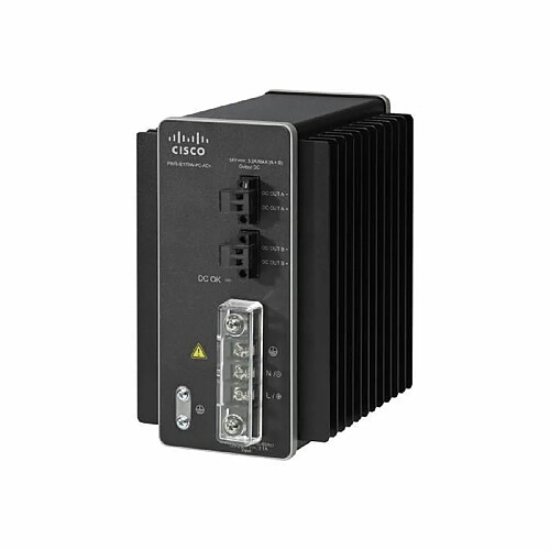 Cisco Systems Cisco AC-DC Power Module for POE solution - Adaptateur secteur (montable sur rail DIN) - CA 90 - 264- CC 106 - 300 V - 170 Watt