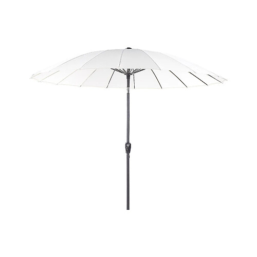 Beliani Parasol de jardin d 2.55 m beige clair BAIA