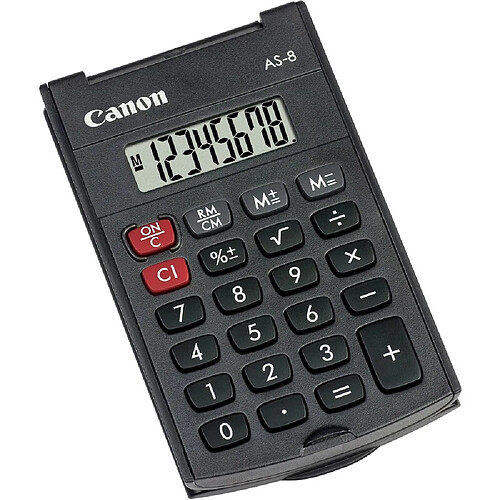 Canon AS-8 calculatrice Poche Calculatrice à écran Gris