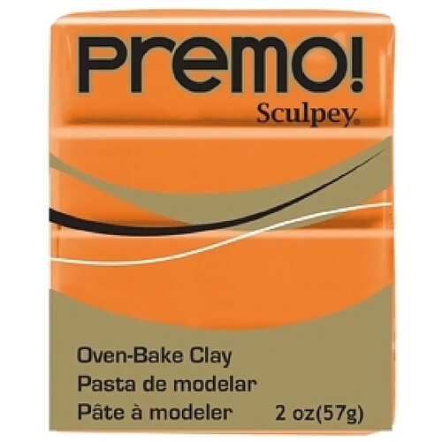 Pâte Sculpey Premo Orange - Sculpey