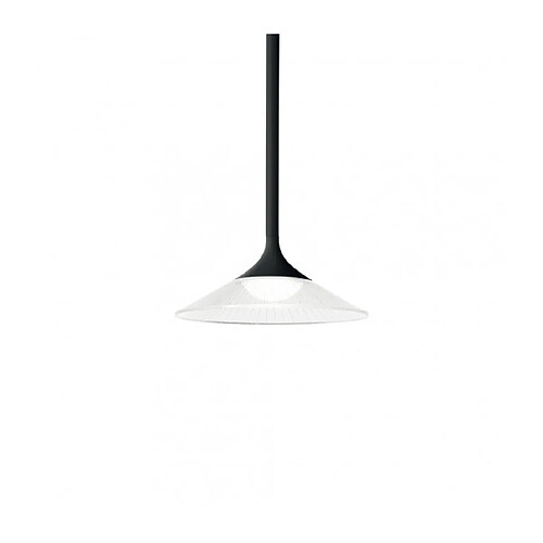 Ideal Lux Suspension Tristan 1 ampoule Métal,aluminium Noir