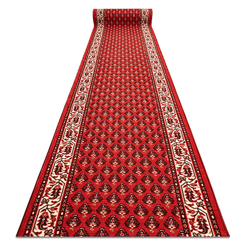 RUGSX TAPIS DE COULOIR ANTIDÉRAPANT INKO rouge 133cm 133x250 cm